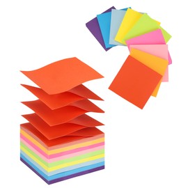 Mr. Pen- Pop Up Sticky Notes 3x3 Refills, 18 Pads, 900 Sheets, Bright Colors, Self Adhesive Memo Pads for Dispensers, Perfect for Home, Office & School, Stocky Notes for Bible Journaling