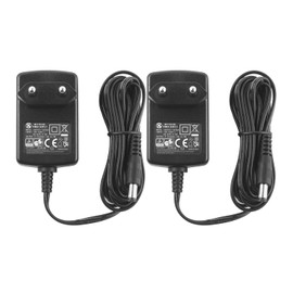 Security-01 2-Pack AC to DC 9V 1.5A Power Supply, Plug 5.5mm x 2.1mm, Plug EU, Center Positive