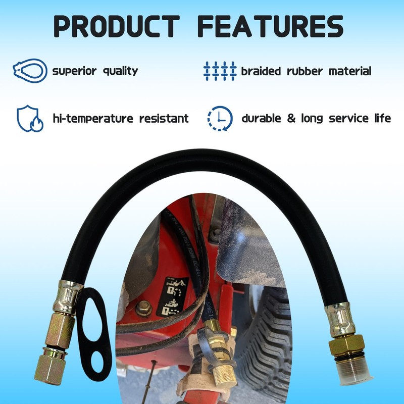 510440902 Engine Flex Oil Drain Hose Compatible With Kawasaki FH