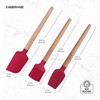Farberware Mini Wood Baking Set, Includes a Mini Basting Brush,