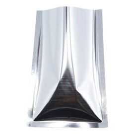 WACCOMT Pack Pack of 200 Coloured Mylar Foil Top Opening Sealable Bags Vacuum Heat Seal Bags for Food Packaging with Tear Notches (Silver, 5 x 7 cm (1.9 x 2.7 inches)