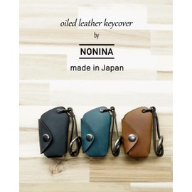 [NONINA] Genuine Leather Key Case, Made in Japan for Toyota RAV4 C-HR Prius, Corola, Camry, Land Cruiser Prado, Crown, Prius, Yaris, Yaris Cross, Harrier, Noah, Rankle, Alphard, Braun