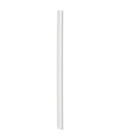 Durable Spine Bar A4 3mm White | Pack of 50 Pieces | Perfect For Binding Unpunched Documents In Seconds | Holds Up To 30 A4 Sheets