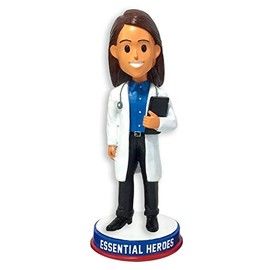 Doctor Medical Professional Essential Heroes Bobblehead Female Light Skin Tone
