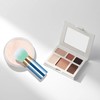 Xinpinzhou Blue Retractable Makeup Brush, Retractable Blush Blusher Face Powder