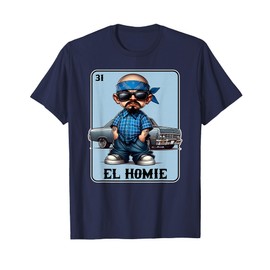 EL HOMIE Chicano Low Rider Art Chicano Clothing Cholo T-Shirt