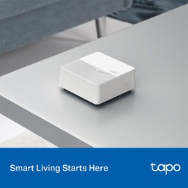 TP-Link Tapo Smart Hub with Built-in Alarm & Chime, Requires 2.4GHz Wi-Fi, Reliable Long-Range Connections w/Tapo Camera, Doorbell and Sensors, Ultra-Low Power Wireless Protocol (Tapo H200)