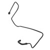 Radiator Water Tank Expansion Hose Rubber Pressure Resistant 1706845 Replacement