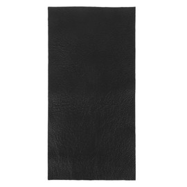sourcing map Thick Top Grain Leather Sheet 23.6 x 11.8 Inch Black
