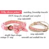 Pettsie Dog Collar Bow Tie & Owner Friendship Bracelet, Adjustable