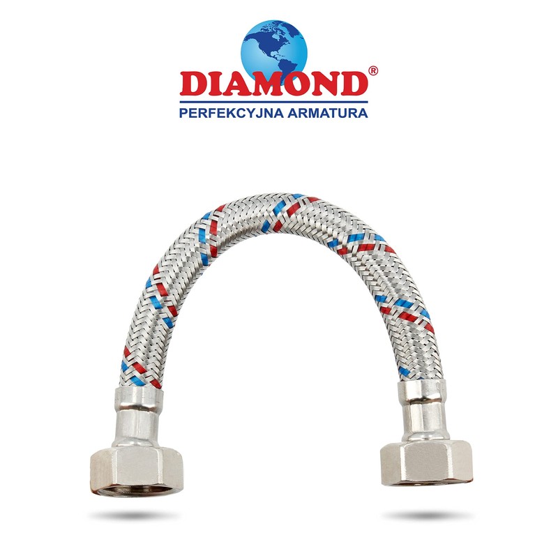 Sanitary Connection Hose 300 mm Length Flexible Reinforced Hose 1/2