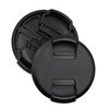 Shenligod 43mm Lens Cap with Lens Cap Leash Hole Bundle