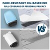 KOEYLE 2 Pack Confidential Roller Stamp with 6 Pack Refills