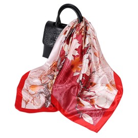 FAIRYGATE Damen kleines Seidentuch 100% Seide Halstuch Bandana Seidenschal Gemütliche 90023