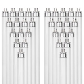 Sunlite 30440 F54T5/841/HO 4 Foot T5 Linear Fluorescent Lamp, 54 Watts, 5000 Lumens, 4100K Cool White, Miniature G5 Bi-Pin Base, ROHS Compliant, High Performance Straight Tube, 40 Pack