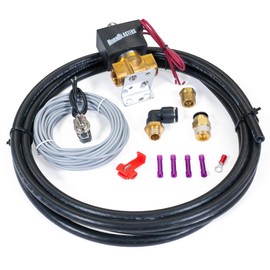 HornBlasters Electric Drain Valve Kit – Push-Button Air Tank Moisture Drain, 1/4" NPT, Easy Install, Complete Wiring Kit Included