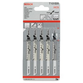 Bosch T-101BR Jigsaw Blades for Carpentry 5 Piece Set