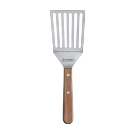Triangle 32 541 12 00 Angled Slit Spatula Cherry Wood 12 cm