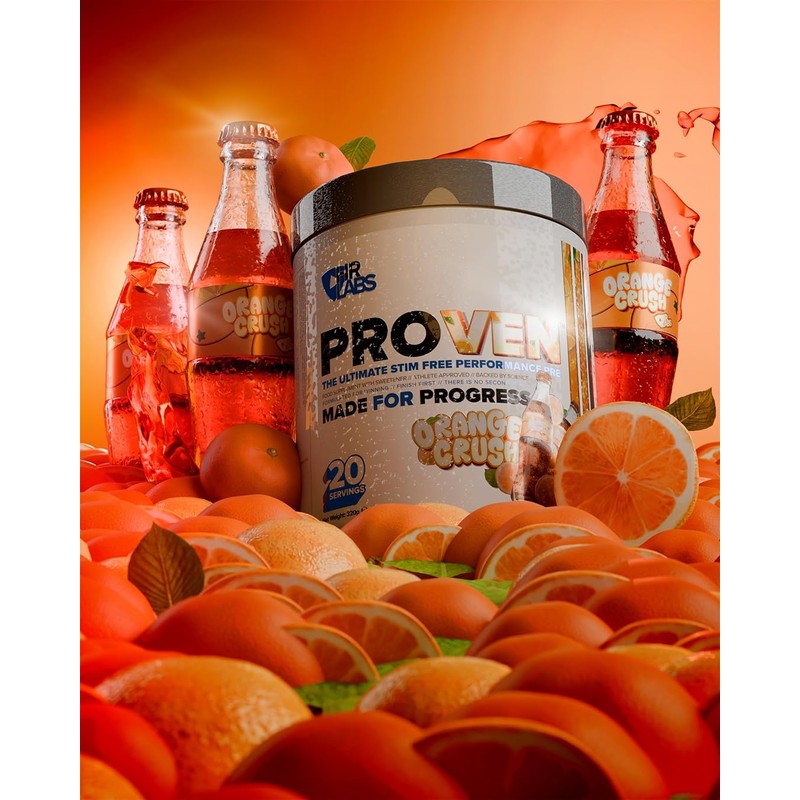 HR Labs Proven, Ultimate Stim Free Performance Pre Workout Powder,