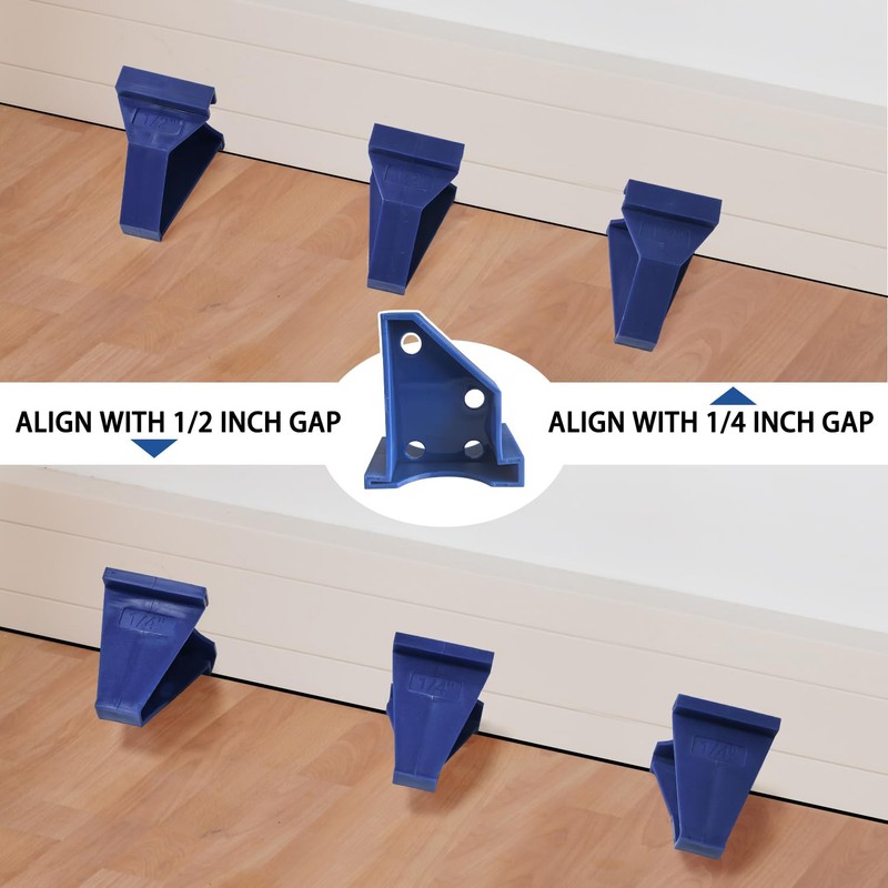 Socpuro 40 Pack Flooring Spacers, Laminate Wood Flooring Spacer Tool