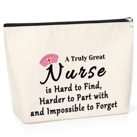 Nurse Gift for Women Nurse Appreciation Gift Makeup Bag Nursing Student Graduation Gift Nurse Practitioner Appreciation Gift Cosmetic Bag Retirement Gift for Nurse Doctor Nurse Week Nurse Day Gift