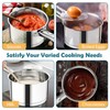 P&P CHEF 2 Quart Saucepan with Lid Set, Stainless Steel