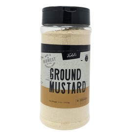 Todd's Ground Mustard, 16 oz Bottle