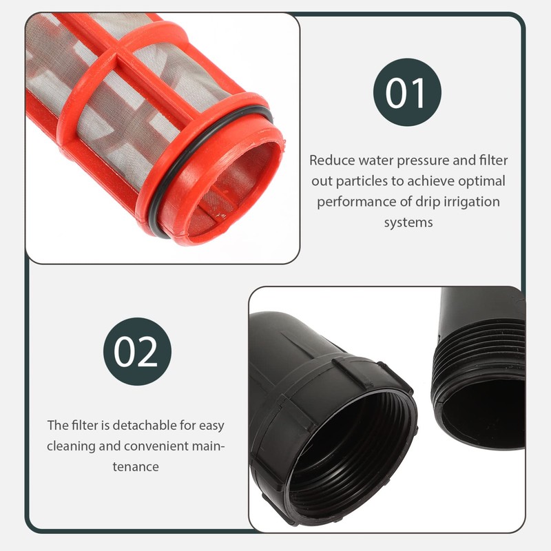 Kisangel Y Shape 1 Inch Irrigation Sprayer Mesh Filter for