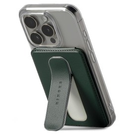 Ringke Slide Grip Wallet Magnetic [Funcionalidad Todo en Uno] Compatible con Cartera MagSafe, Tarjetero Magnético para Celular con Soporte Ajustable y Agarre para Teléfono - Dark Green