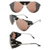 Global Vision Aviators Motorcycle Sunglasses w/Side Shields Gunmetal Frames w/Driving