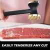 Meat Tenderizer Hammer, Double-Sided Zinc Alloy Meat Tenderizer Food-Grade Meat