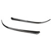 2pcs Side Rearview Mirror Trim ABS Carbon Fiber Color Wing