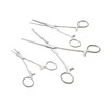 Apical 6-Piece Hemostat Forceps Set - Stainless Steel Straight &