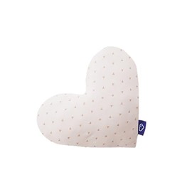 Träumeland GmbH Cuddly Cushion Heart Twister Beige 38 x 30 x 12 cm