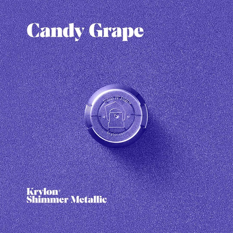 Krylon K03928000 Candy Grape Shimmer Metallic Paint, 11.5 ounces