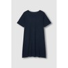 jaju [JAJU] Women's Soft 5-Button Lounge Dress_Navy
