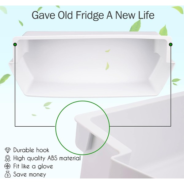 2187172 Refrigerator Door Shelf Bin for Frigidaire Whirlpool Amana Kenmore