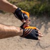 Urban Prime Short Gel-Padded Gloves Orange Cycling Gloves Summer Short