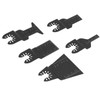 11PCS Oscillating Saw Blade Quick Release Carbon Steel Woodworking Straight