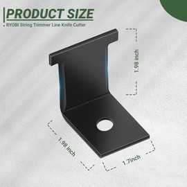 Eyoloty 6Pcs String Trimmer Line Cut-Off Blade Knife Cutter Compatible with RYOBI ONE+18-Volt Lithium-Ion Electric Cordless String Trimmer P2008A,P20010A,P2080,ZRP2080,ZRP2008A,P20130,P108,P118