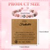 ViEinkaufen Girls Football Bracelets, Football Gifts for Girls, Pink Football