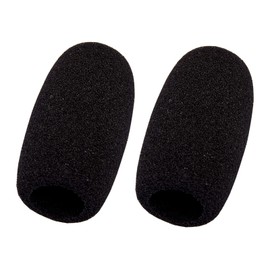 deetech WS-55 Microphone Wind Protection 55 x 26 x 16 mm for Conference / Condenser Microphones Set of 2 Black