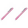 Pentel Clic Eraser Pen-Shaped Eraser ZE22P, 2 Packs