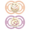MAM Perfect Night 2 Piece Baby Pacifier, Girl, 6+ Months