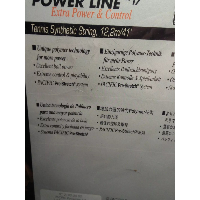 Pacific NEW Pacific Tennis String PowerLine 17