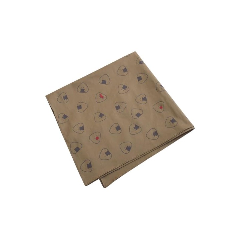 Ijinsha 47134 Gyutto Rice Ball Lunch Cloth, Brown