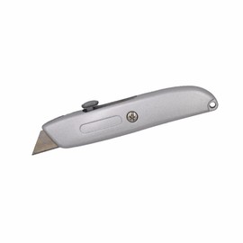 Wideskall Heavy Duty Box Cutter Retractable Blade Metal Utility Knife (Pack of 1)