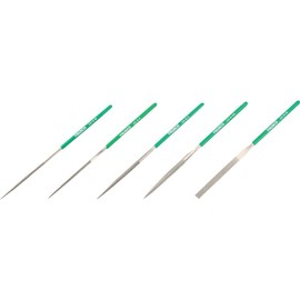 TRUSCO, GS-8-SET, Diamond File for Precision Use, Blade Length 2.75 in (70 mm), Set