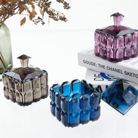 Voyyphixa Resin Jars Molds Silicone, Silicone Molds for Epoxy Resin Jars Silicone Molds with Lid for Epoxy Resin Casting for DIY Jewelry Box Storage Container, Pot, Candle Holder, Resin Crafts (2PCS)