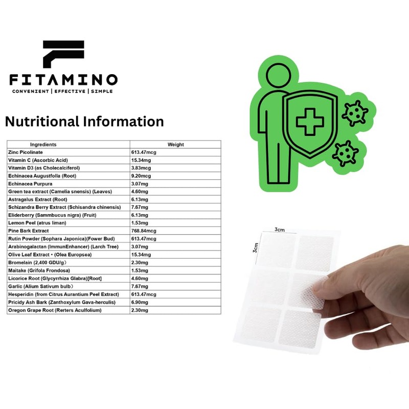 FITAMINO FITAMINO Immun-Booster topisches Pflaster